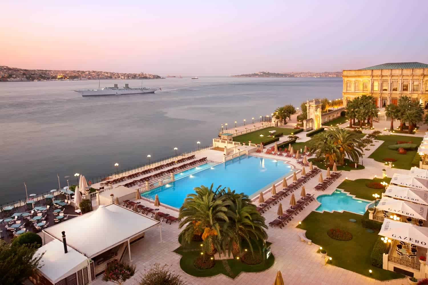 ciragan palace istanbul applies special rates for avione jet customers